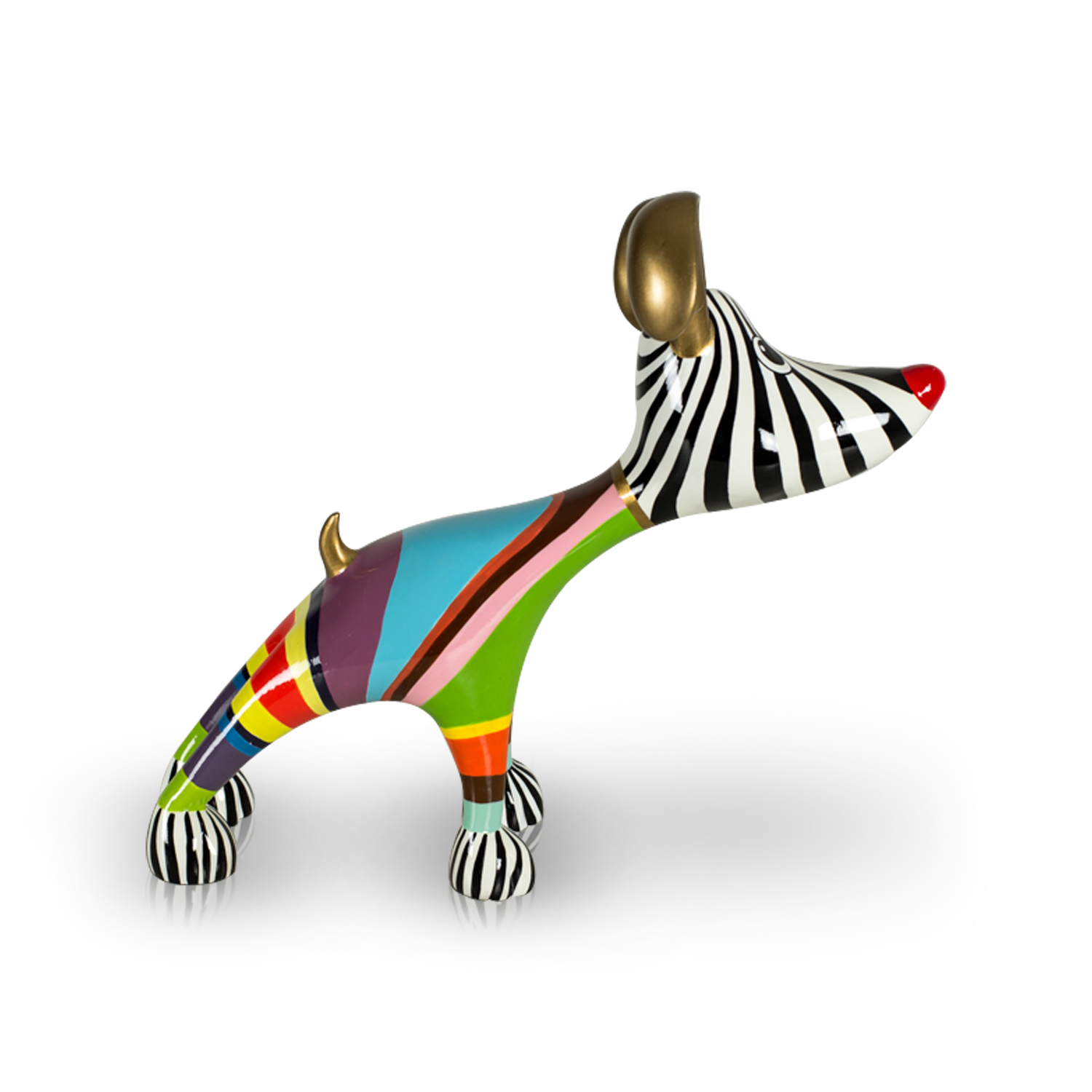 Stretching Dog Billie Multicolor